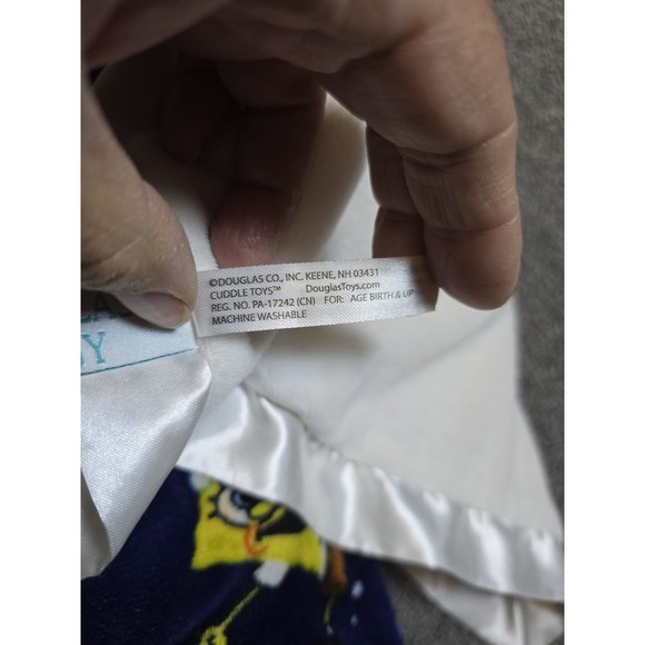 Douglas Baby Lamb Lovey Plush Security Blanket Sheep Satin Trim Cream Clean - Picture 6 of 9